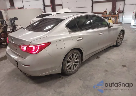 2014 Infiniti Q50 из США, поврежденный, VIN JN1BV7APXEM688977